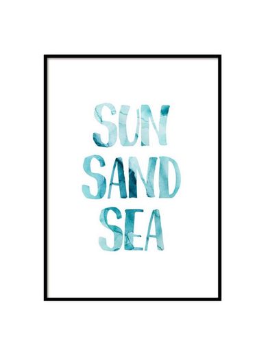 Sun Sand Sea Poster 