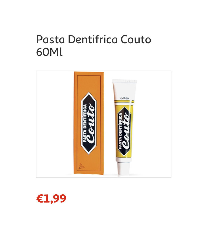 Product Pasta de dentes