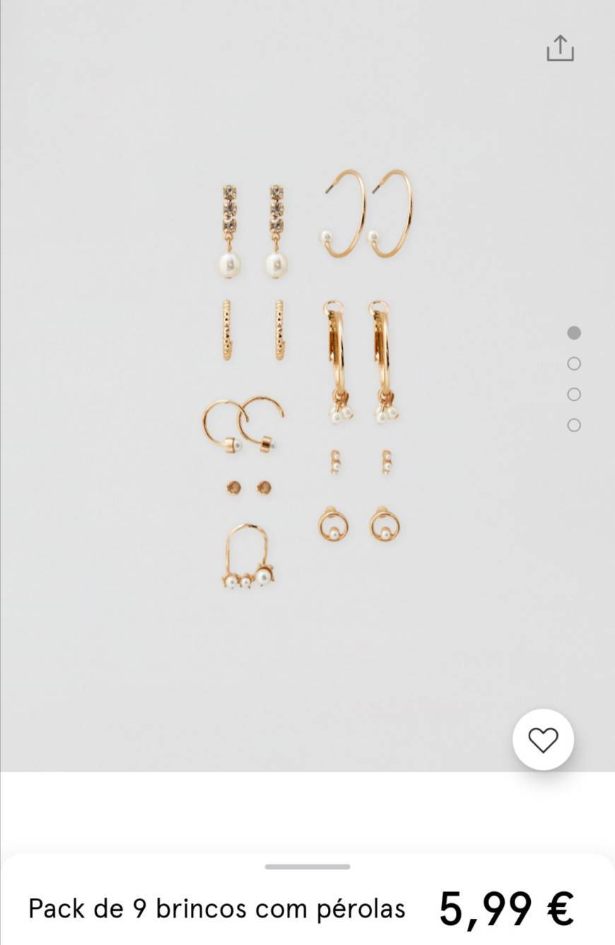 Social Pack de 9 brincos com pérolas 