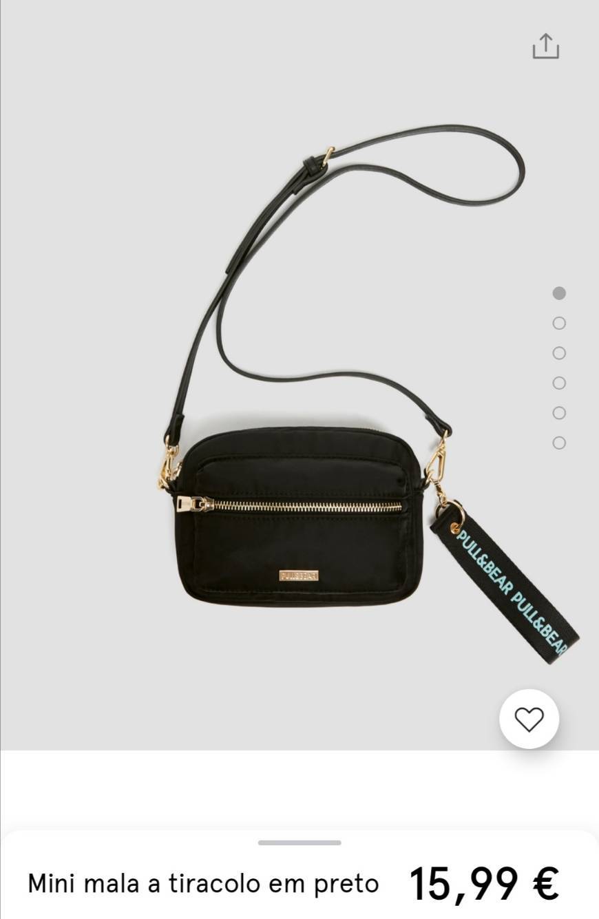 Social Mini mala a tiracolo em preto