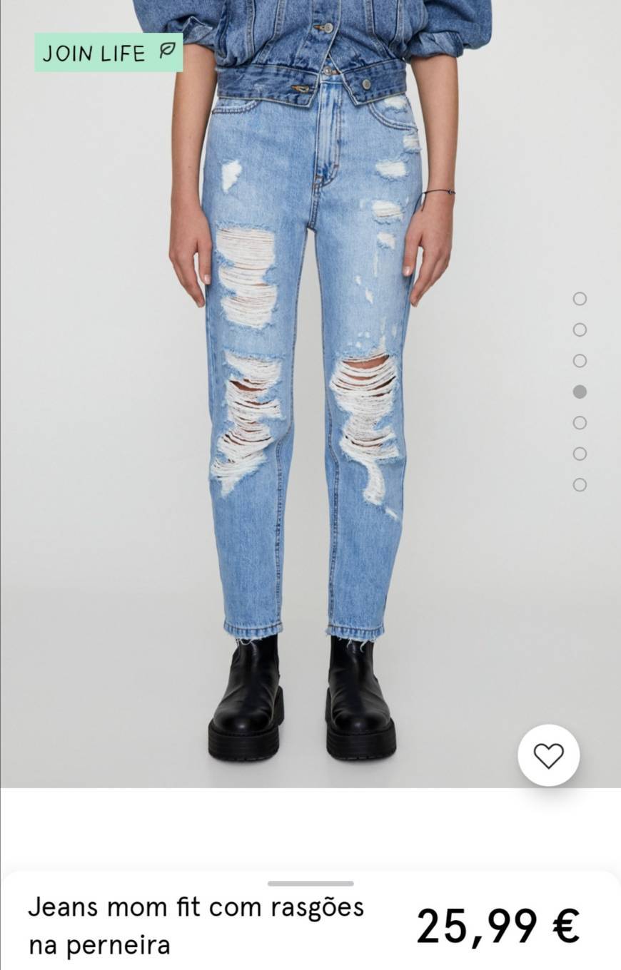 Social Jeans mom fit com rasgões 