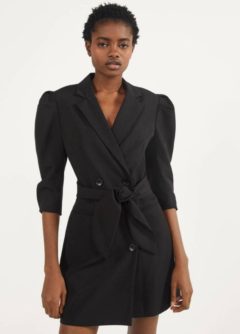 Social Vestido blazer com manga de volume - PROMOÇÕES - Bershka