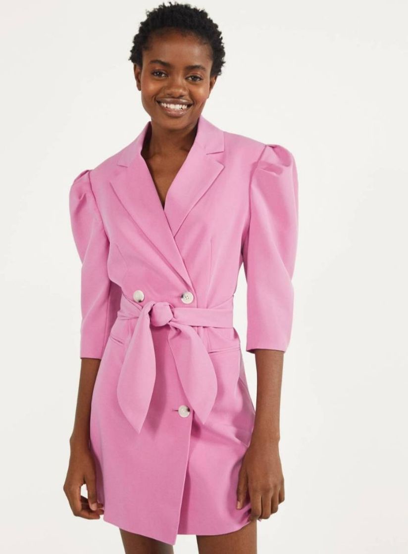 Social Vestido blazer com manga de volume - PROMOÇÕES - Bershka