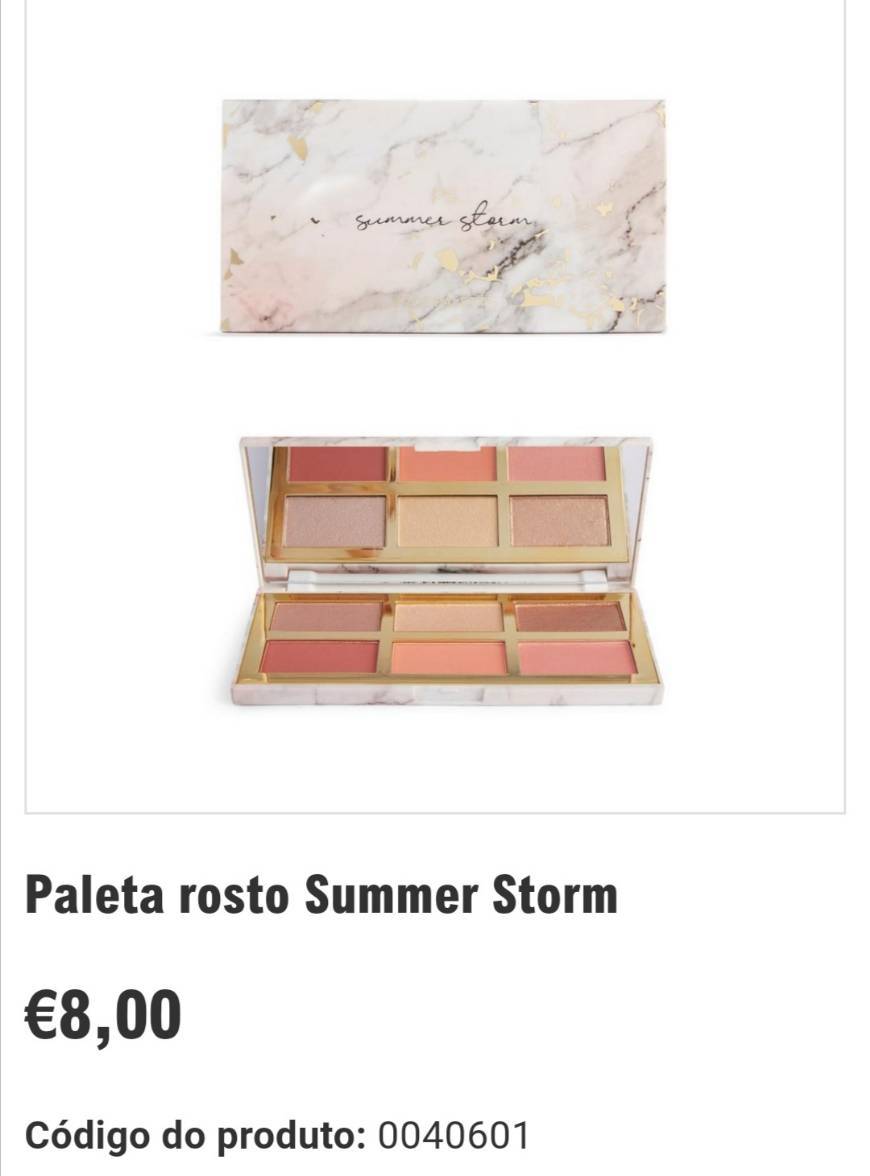 Social Paleta rosto summer storm 