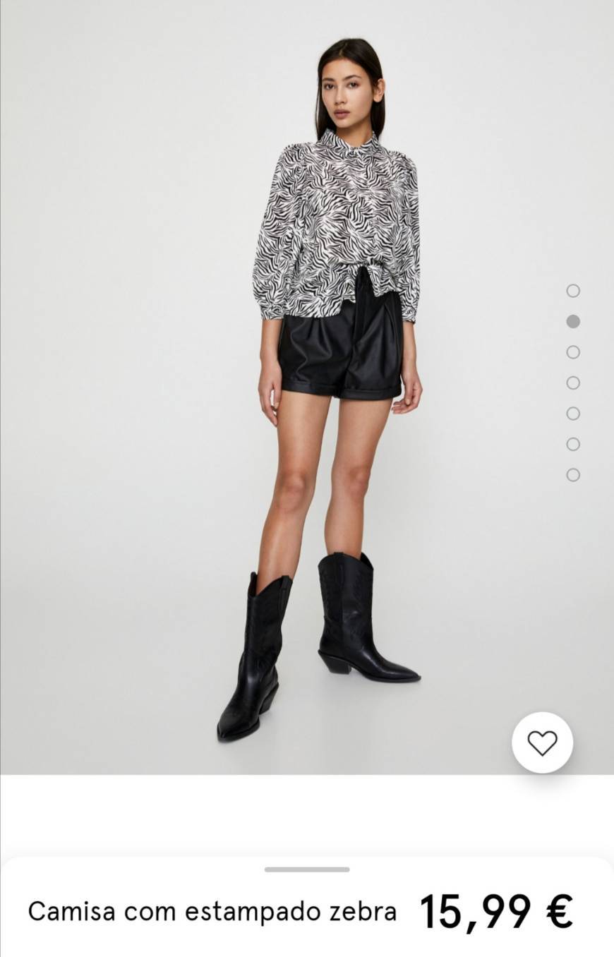 Social Camisa com estampado de zebra