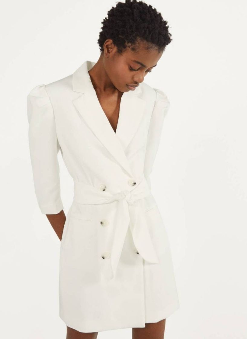 Social Vestido blazer com manga de volume - PROMOÇÕES - Bershka