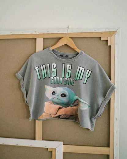 T-Shirt de Felpa Yoda