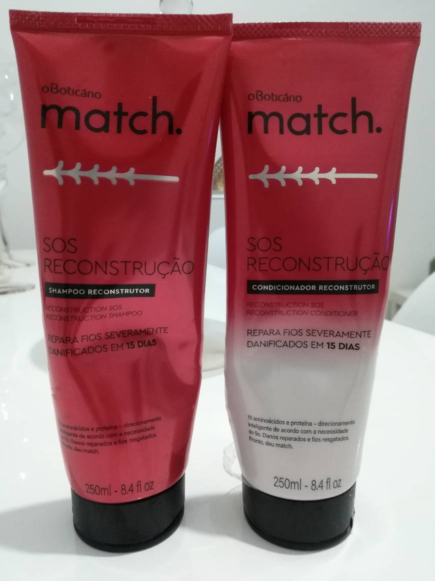 Product Shampoo e condicionador SOS reconstrução match