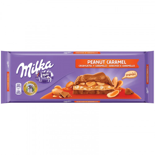 Products Tablete de Chocolate Milka de Amendoim e Caramelo