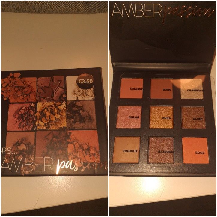 Productos Paleta Amber Passion Primark