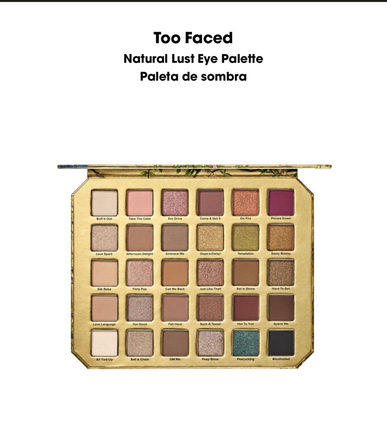 Product Paleta sombras Too faced