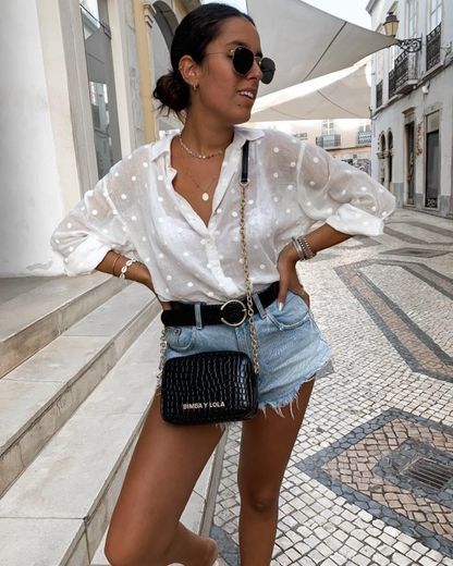 Social Camisa transparente stradivarius 