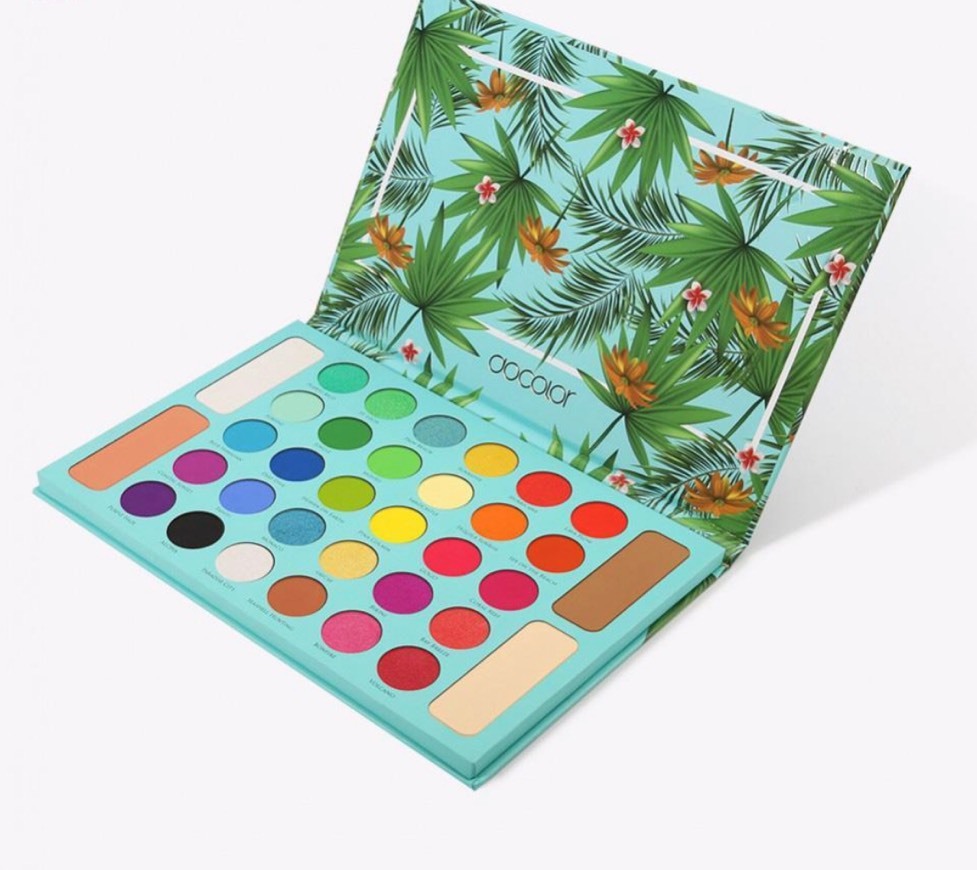 Products Tropical 34 Color Eye Shadow Palette – DOCOLOR OFFICIAL