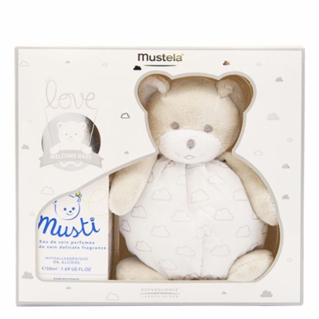 Product Mustela Love Welcome Baby Musti Água Perfumada oferta Urso ...