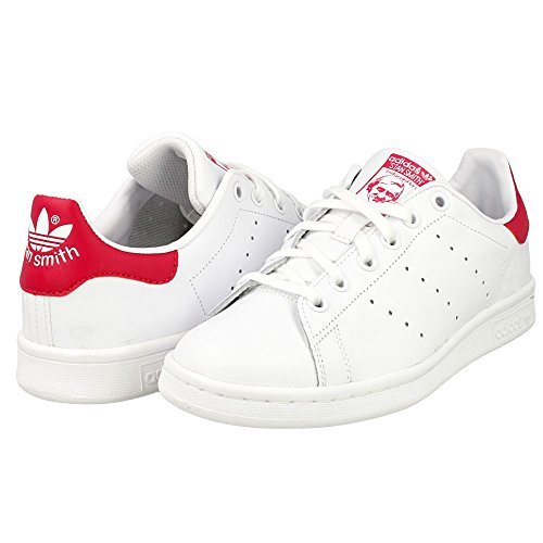 Moda adidas Stan Smith J, Zapatillas Unisex Niños,  Blanco