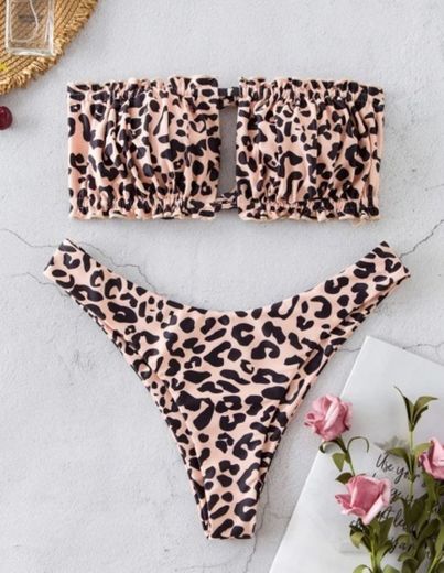 Biquíni ZAFUL Leopardo — Animal Print Bikini