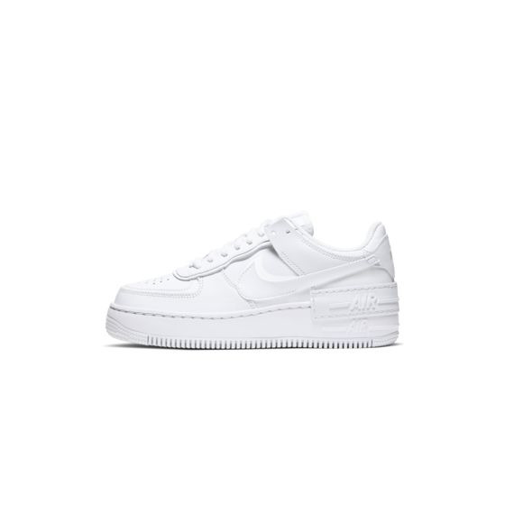 Product Zapatillas de Mujer Sneakers NIKE Air Force 1 Shadow en Piel Blanca