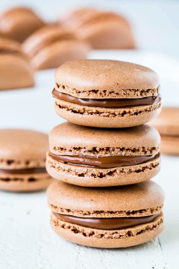 Fashion Macarons de chocolate 