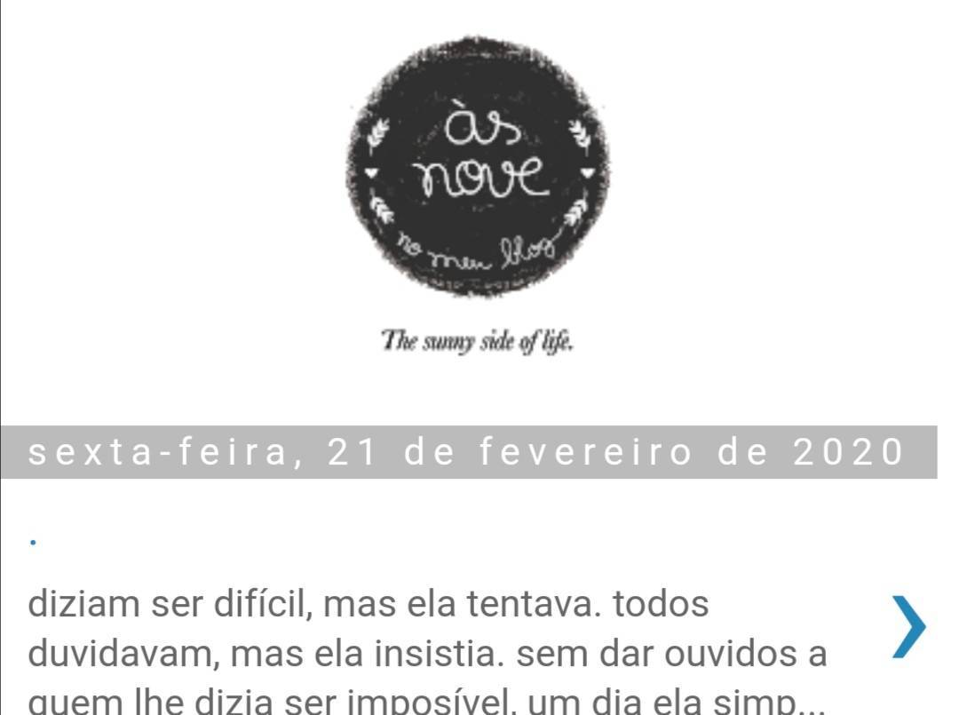 Moda As nove no meu blog 