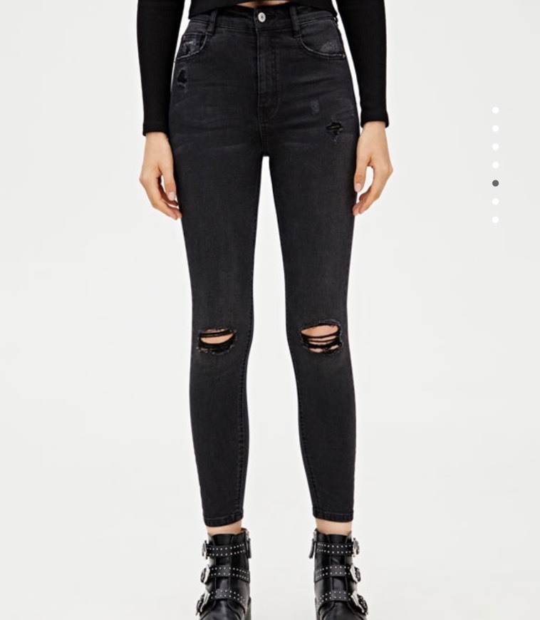 Product Jeans Skinny Capri Pretas Pull&bear 