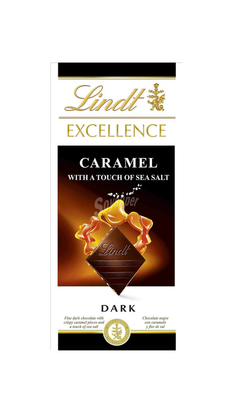 Product Tableta de chocolate negro Lindt Excellence 70% Cacao Caramelo y Flor de