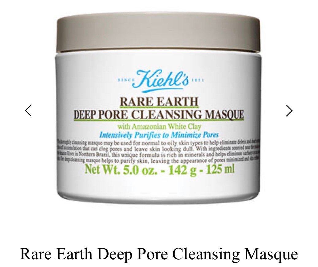 Moda Kiehls Rare Earth Deep Pore Cleansing Face Mask 