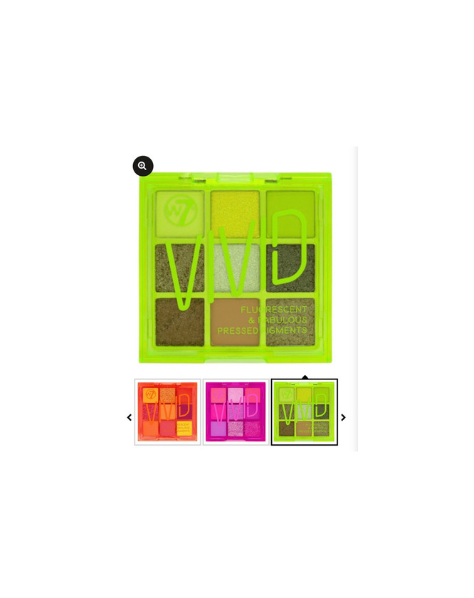 Productos Paleta VIVID de W7