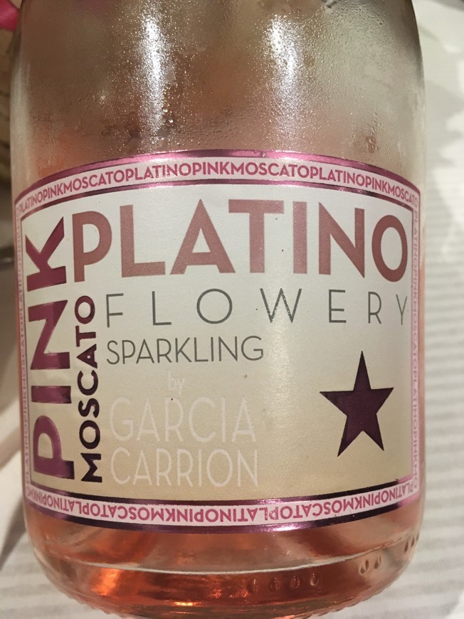 Espumante moscato platino pink