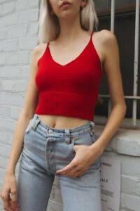 Brandy Melville Red Tank Top