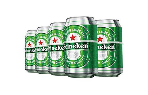 Heineken Cerveza - Pack 8 Latas x 330 ml - Total