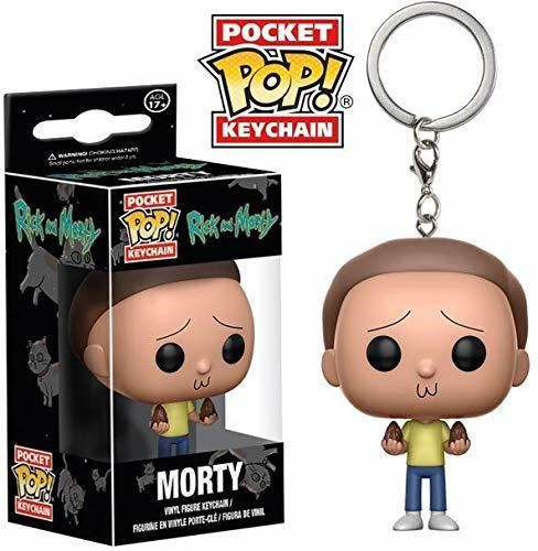 Funko-12919 Pocket Keychain: Rick & Morty: Morty