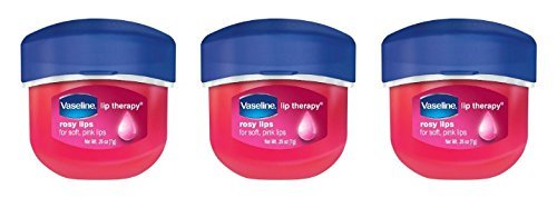 Belleza 3 x Vaseline Lip Therapy Lip Balm, Rosy Lips