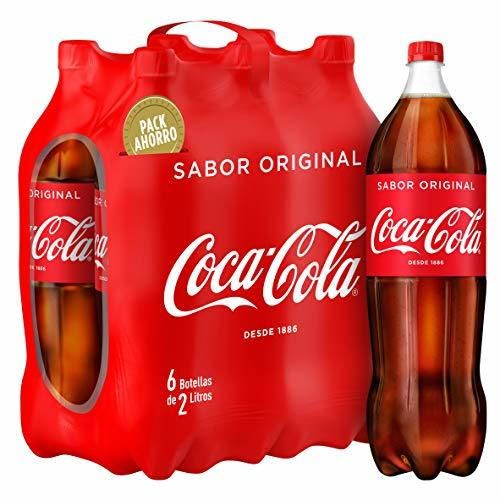 Coca-Cola Bebida Refrescante Aromatizada - 6 Botellas x 2000 ml - Total