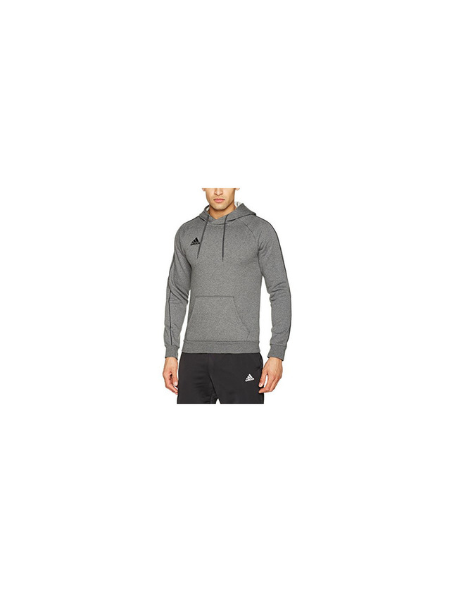 Social Adidas Core18 Hoody Sudadera con Capucha, Hombre, Gris
