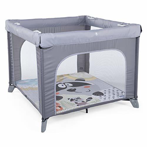 Producto Chicco Open Box Parque de juegos infantil con alfombra extraíble, Gris