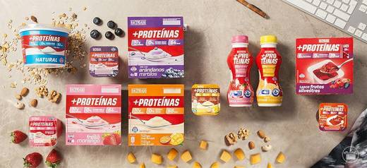 Iogurtes e Gelatina +Proteínas Hacendado na Mercadona

