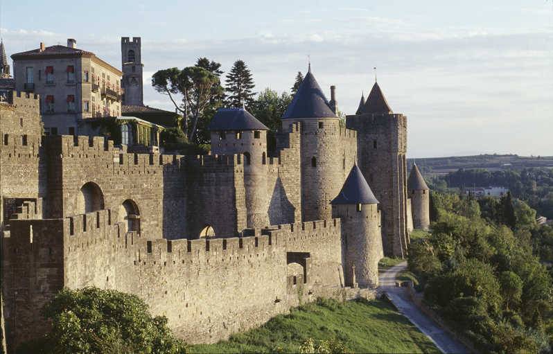 Place Carcassonne Castle Panorama View Point