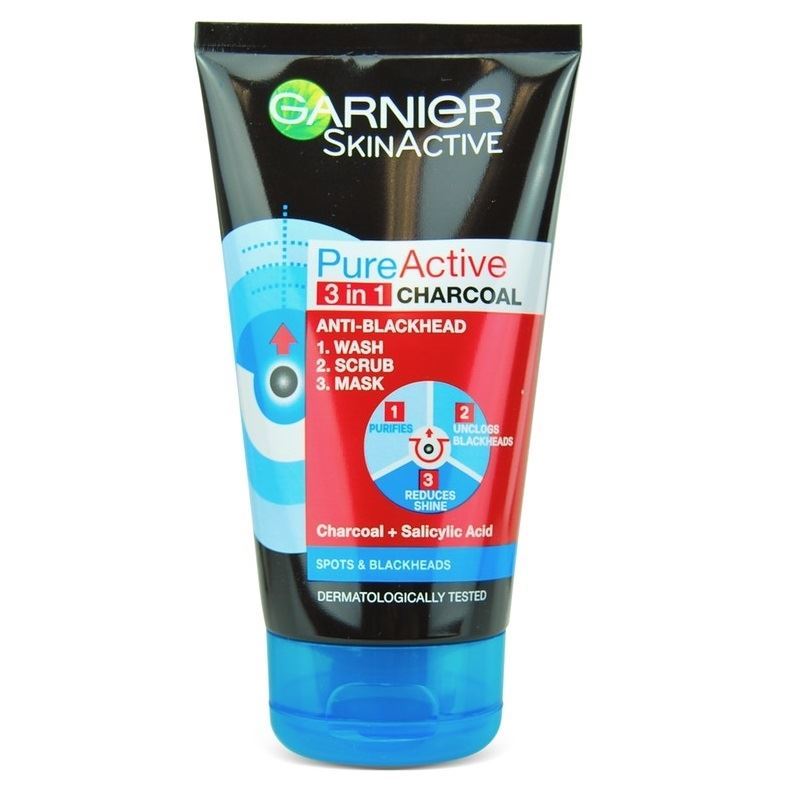 Fashion Garnier Skin Active máscara negra 