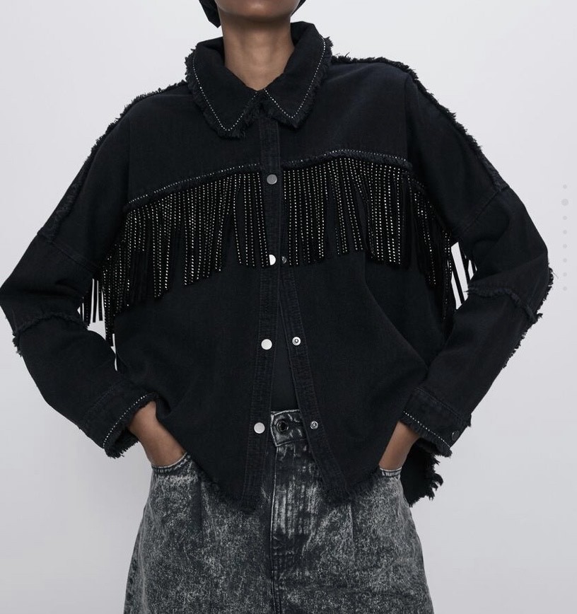 Social Blusão com franjas 