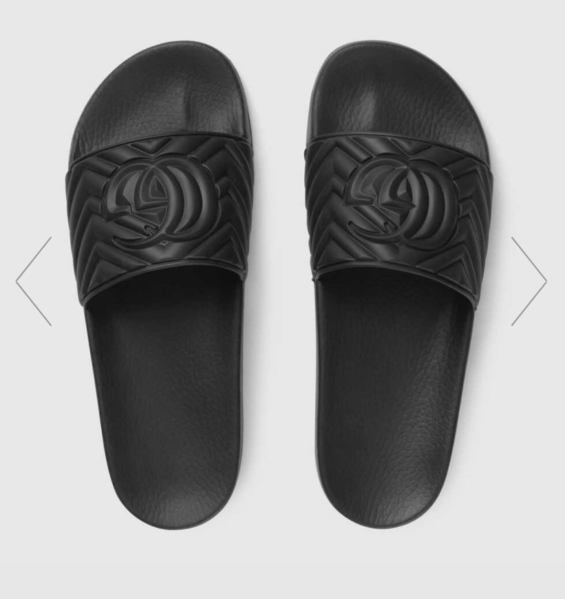 Productos GUCCI MEN’S MATELASSE RUBER SLIDE 