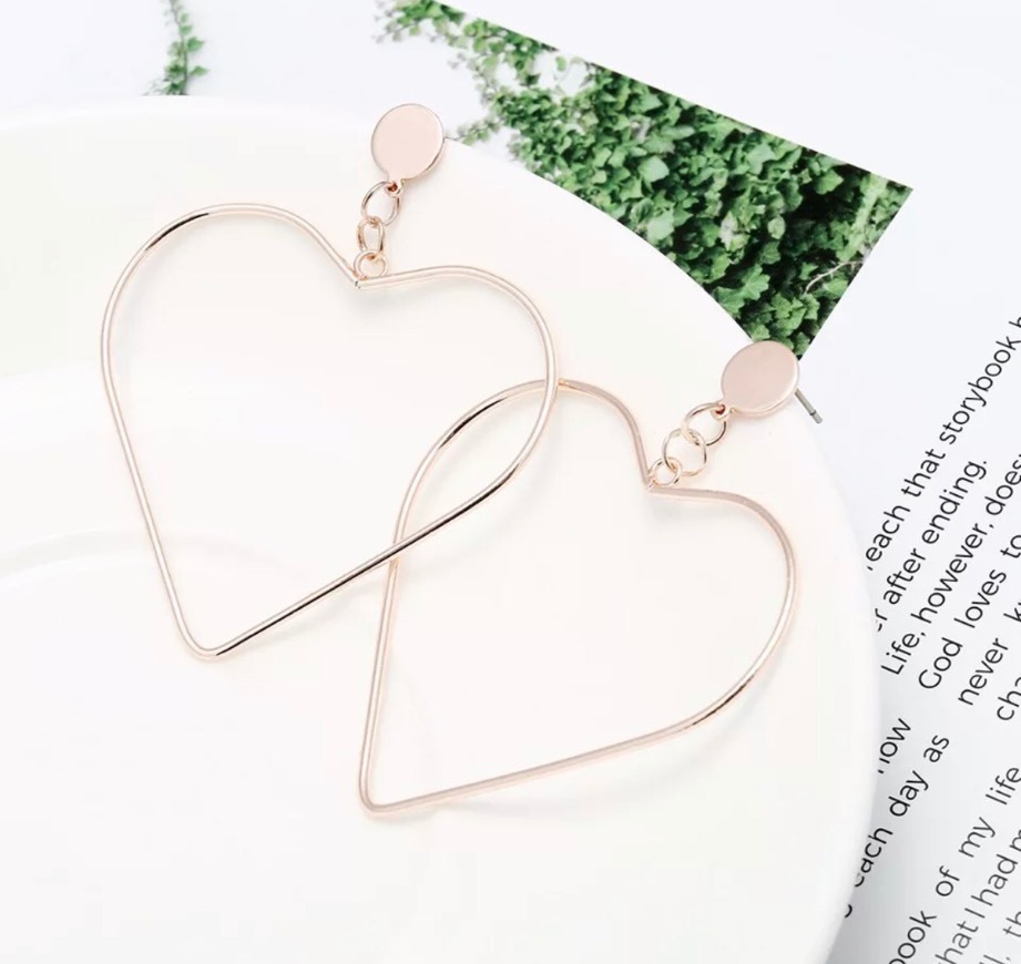 Social Brincos coração 