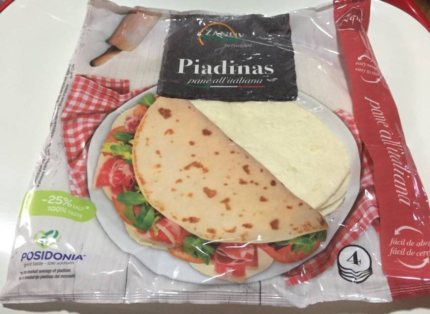 Productos Piadinas zanuy