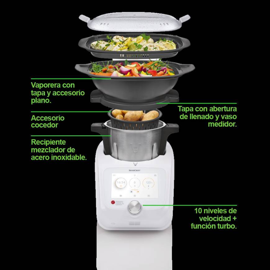 Productos Silvercrest Robot de cocina Monsieur Cuisine Connect