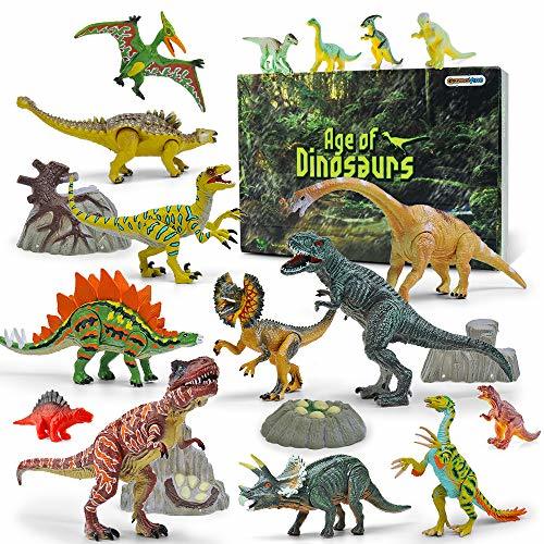 Productos GizmoVine Juego de Dinosaurios Educativo Realista Figura de Dinosaurio 20 Piezas Juguete