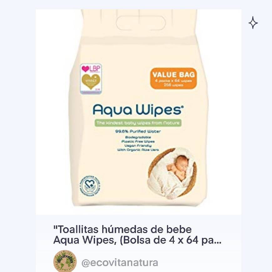 Productos Toallitas húmedas Aqua Wipes