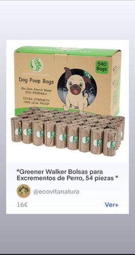 Greener Walker Bolsas para Excrementos de Perro