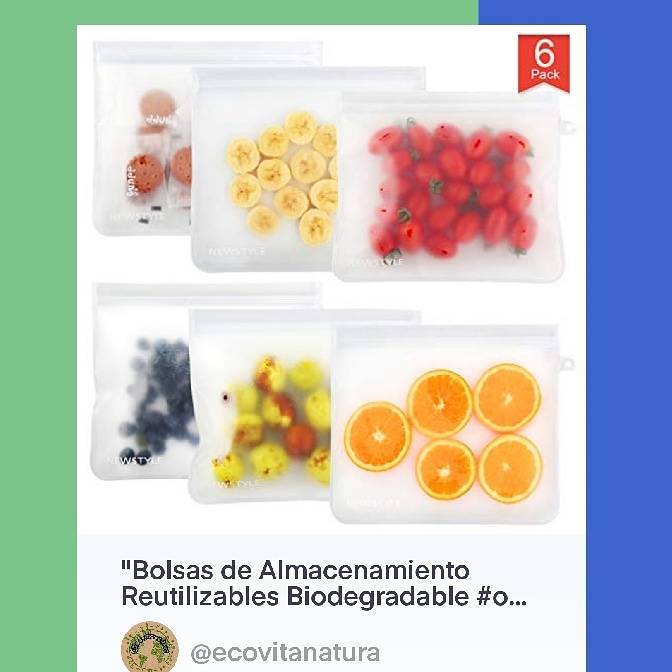 Productos Bolsas de Almacenamiento Reutilizables Biodegradable #online