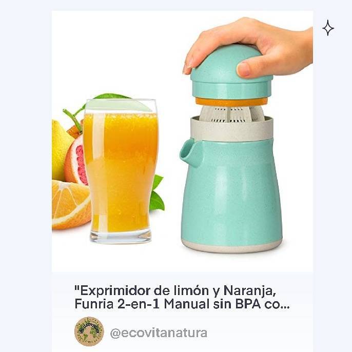 Producto Exprimidor de limón y Naranja de paja de trigo 