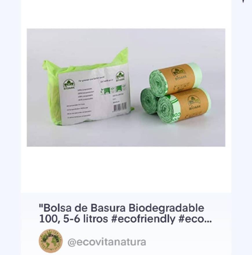 Producto Bolsa de Basura Biodegradable 100