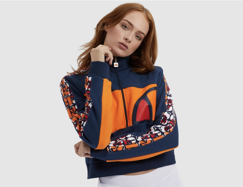 Social Sheldo quarter-zip track top navy